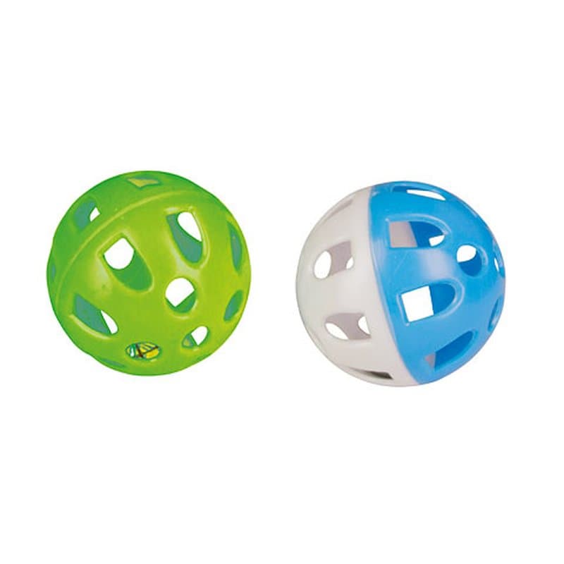 Gitterball mit Gl?ckchen, 2 St?ck, 5 cm