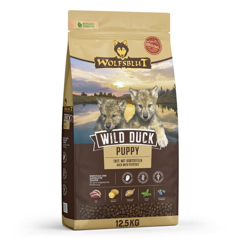 Wolfsblut Wild Duck Puppy - 2 x 12,5 kg