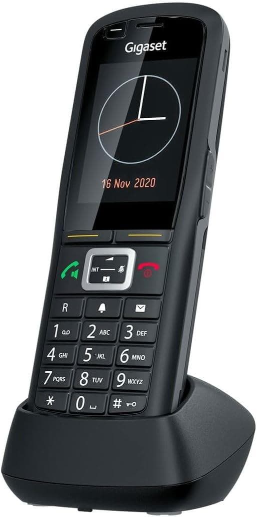 Gigaset R700H Pro - Schnurloses Erweiterungshandgerät mit Bluetooth-Schnittstelle - DECTGAPCAT-iq - Schwarz