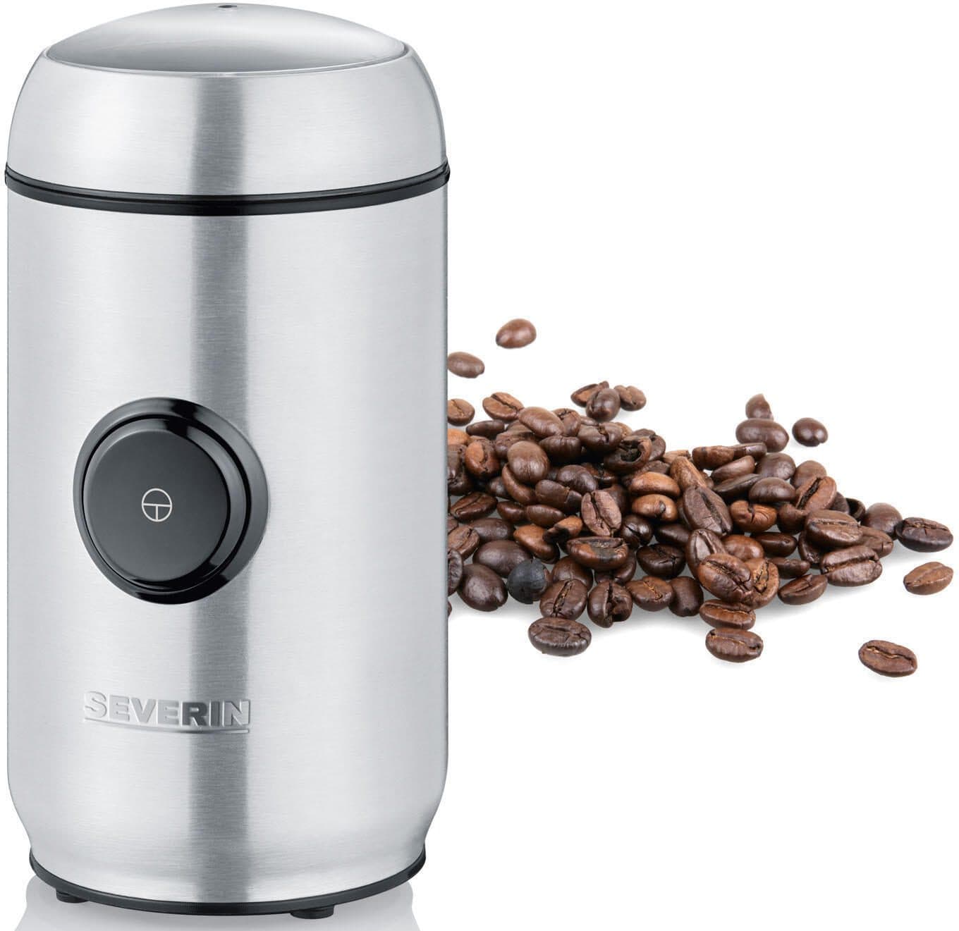 SEVERIN KM 3879 Kaffeemühle silber
