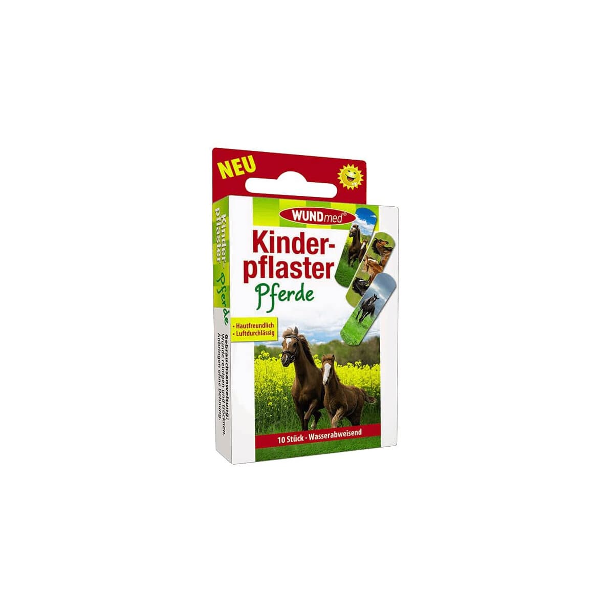 Kinderpflaster Pferde-Motive (Inhalt: 10 Stück)