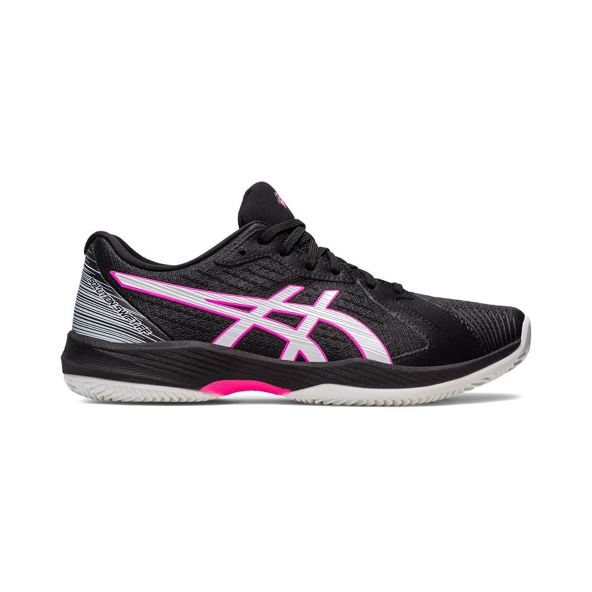 Asics Solution Swift Ff Clay 1041a299 002 In Schwarz Und Rosa