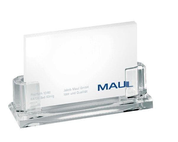 Maul Acryl Visitenkarten-Halter ca. 35 Karten 110 x 44 x 32 mm glasklar