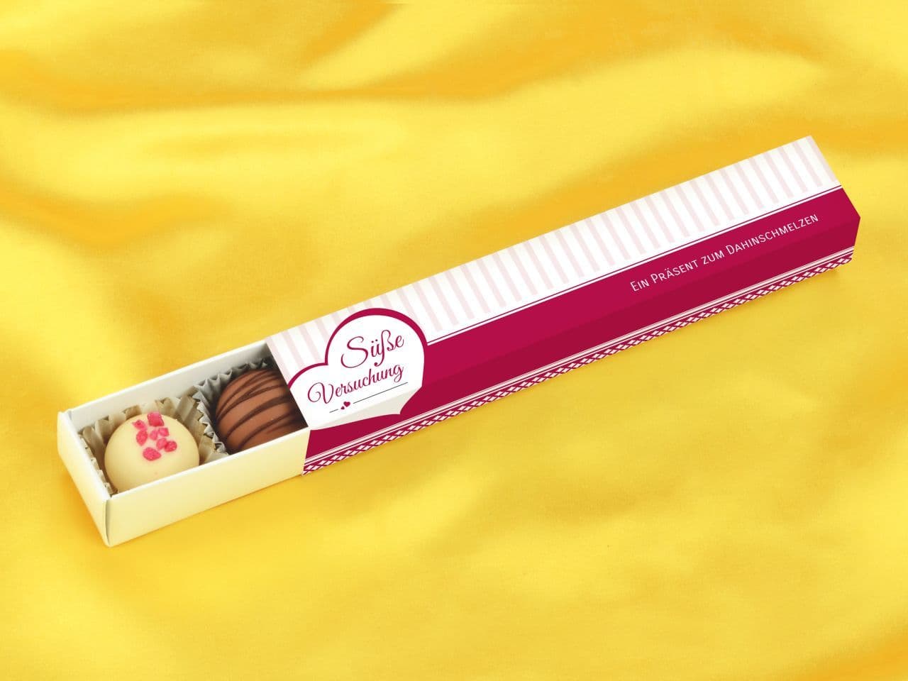 Trüffelstange für 6 Trüffel, individuell, Herz