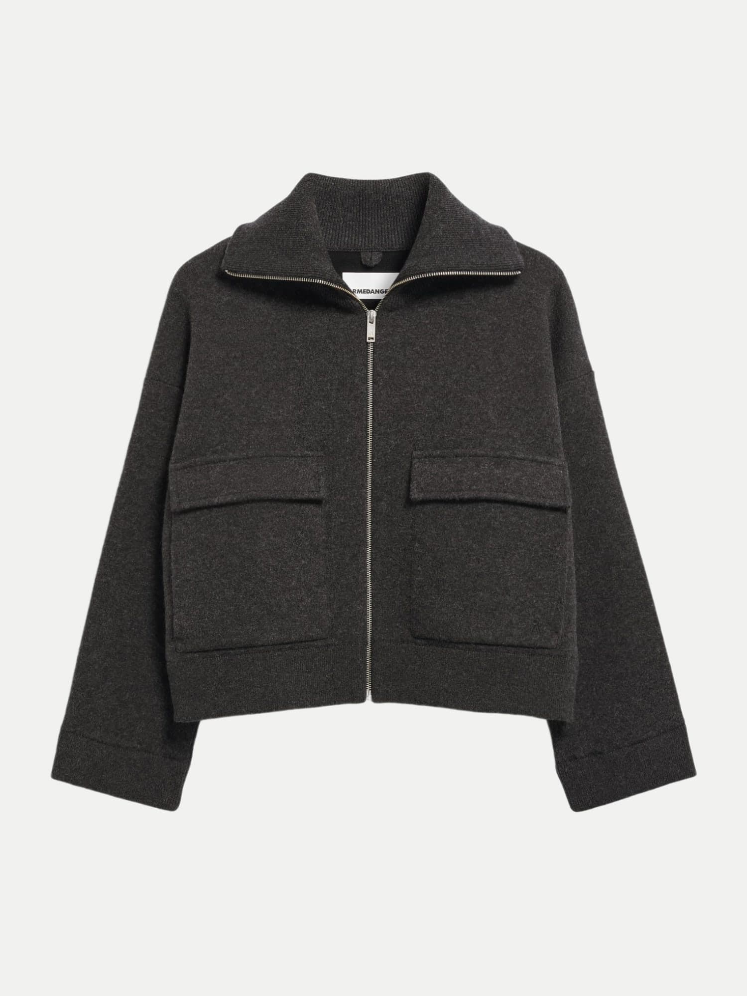 ARMEDANGELS Strickjacke mit Reißverschluss Schwarz XS