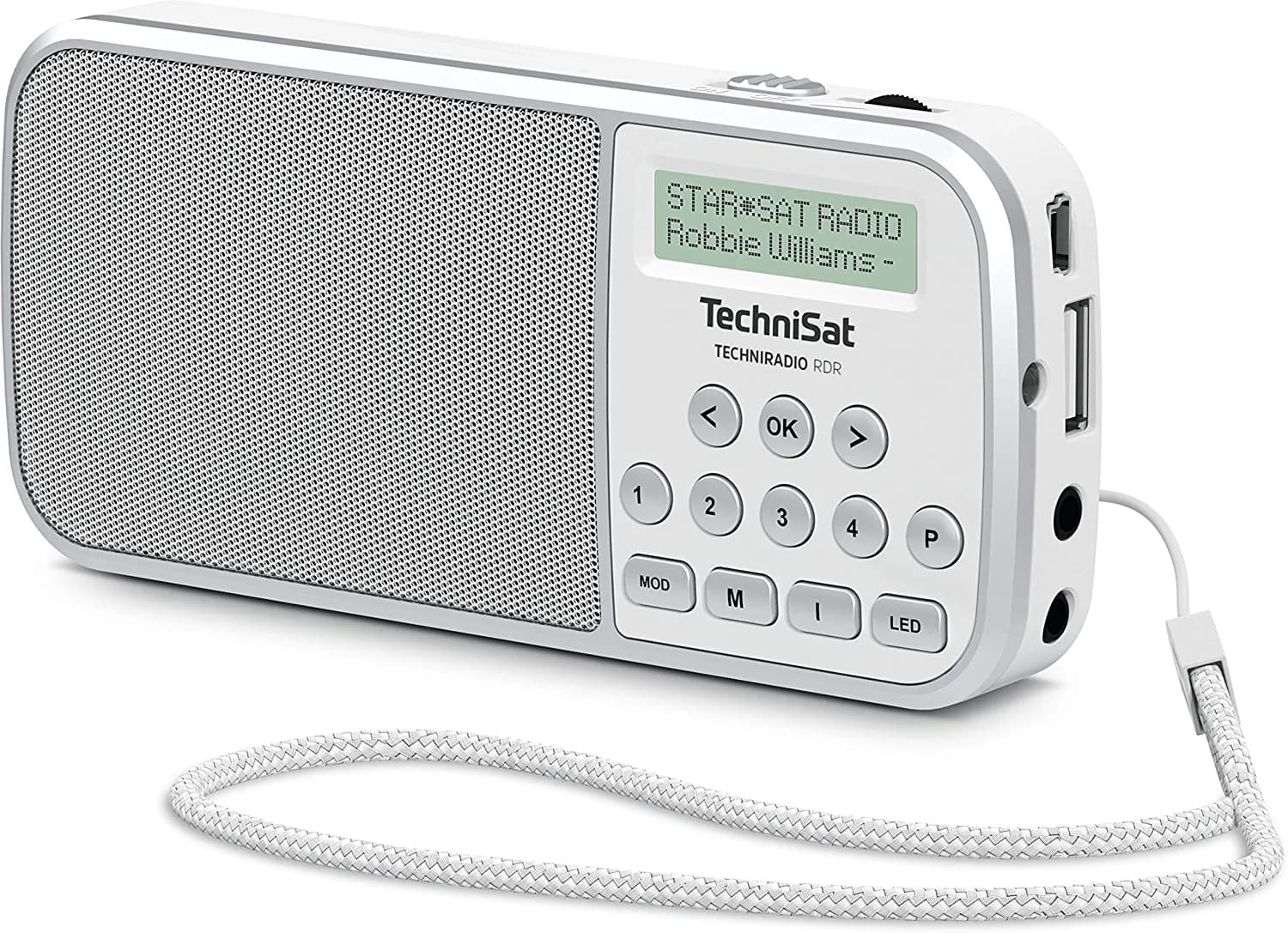 TechniSat TechniRadio RDR silber/weiß inkl. Akku