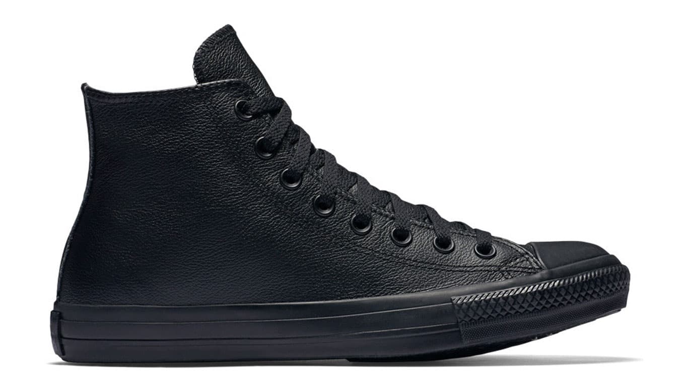 Converse Chuck Taylor All Star Mono Leather Unisex - Sneaker Converse - Schwarz - 135251C-7UK - Size: 7