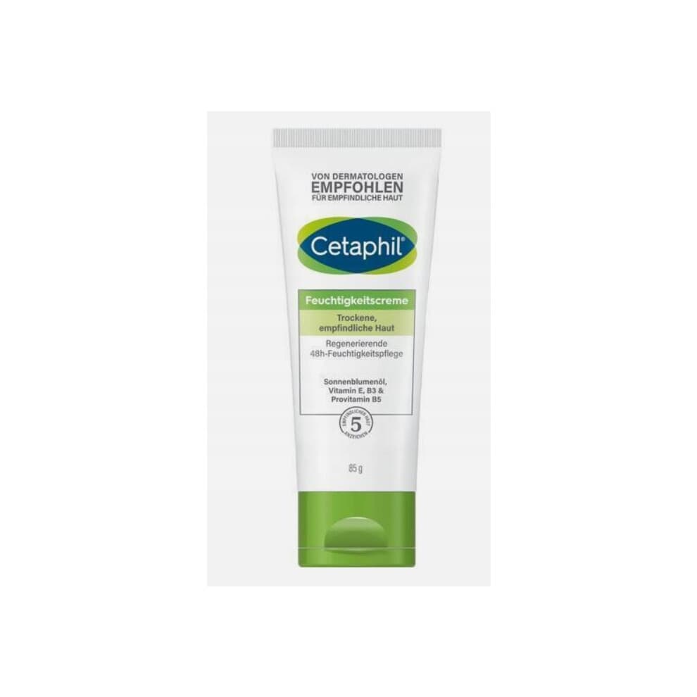 Cetaphil Feuchtigkeitscreme 85 ml für trockene und empfindliche Haut – 48 Stunden