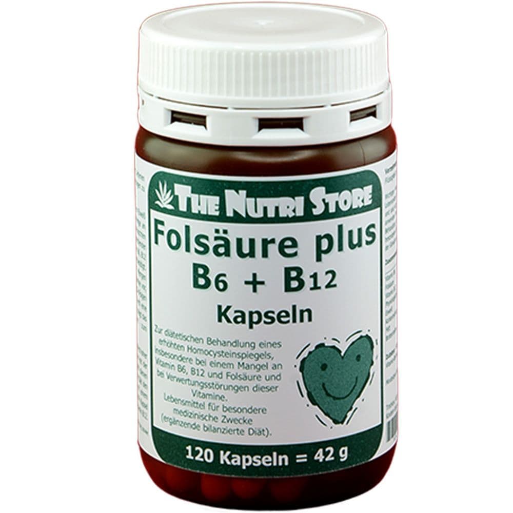 Folsäure+B12+B6 Kapseln 120 St
