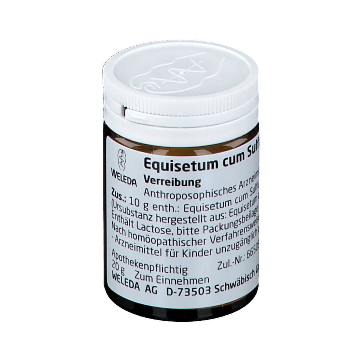 Equisetum CUM Sulfure tostum D 6 Trituration 20 g