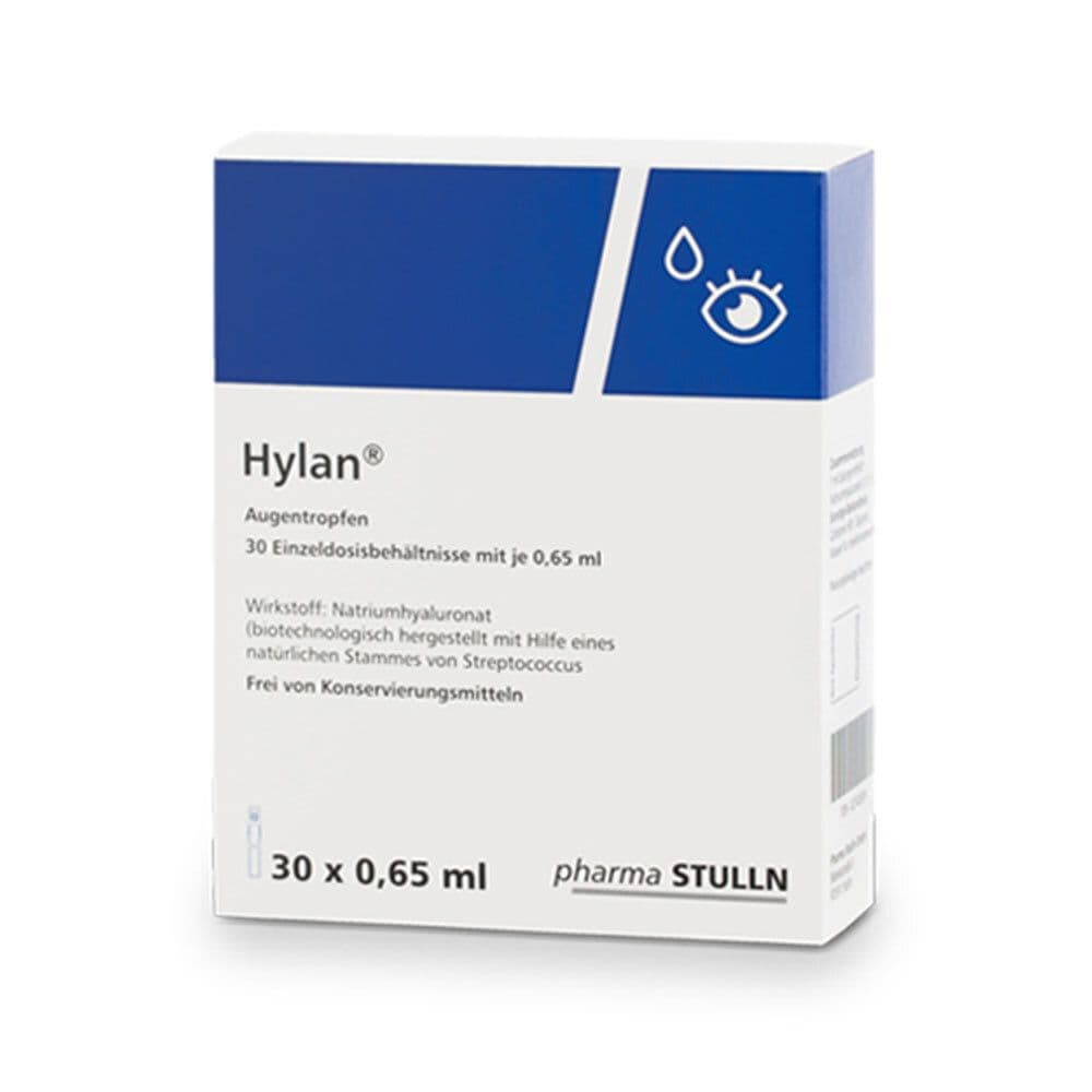 Hylan 0,65 ml Augentropfen 30 St