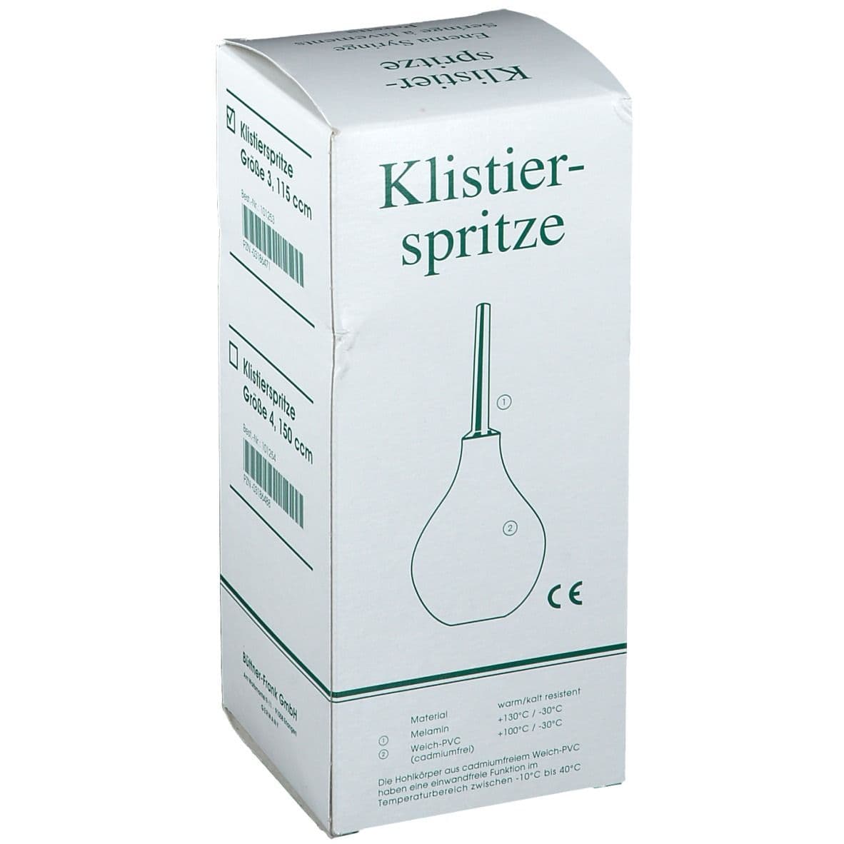 Klistierspritze Gr.3 birnf.m.Kan.115 g 1 St Spritzen