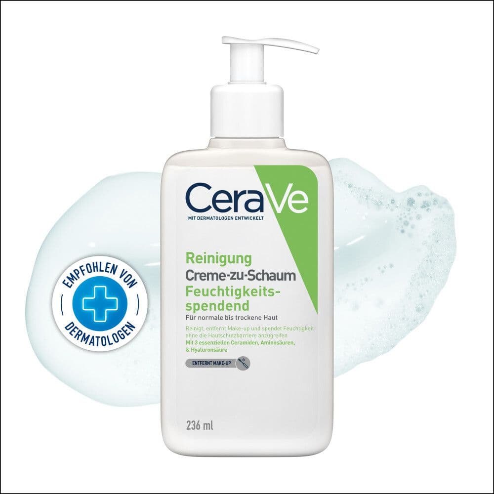 Cerave Creme-zu-Schaum Reinigung 236 ml Gel