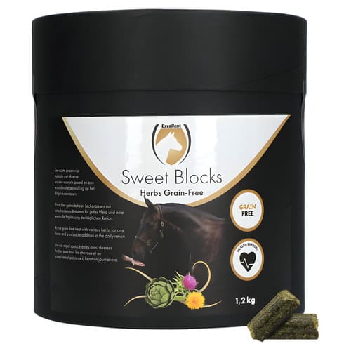Excellent Horse Sweet Blocks Grain-Free Herbs 1,2 kg