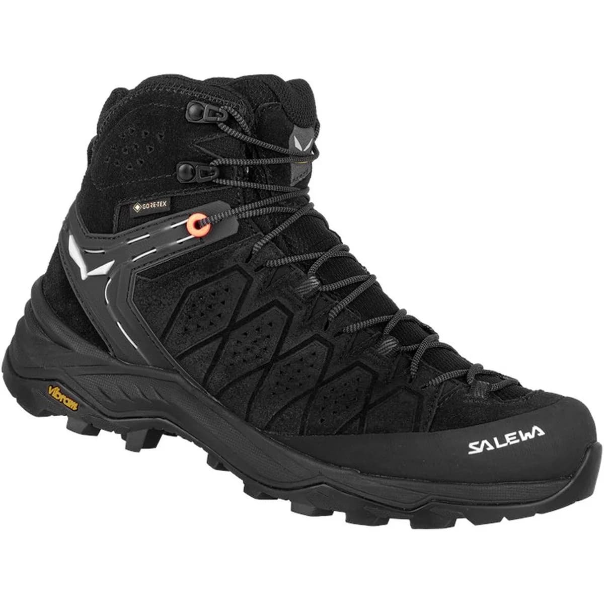Salewa Alp Trainer 2 Mid GTX Damen Trekkingstiefel, schwarz, Größe 39