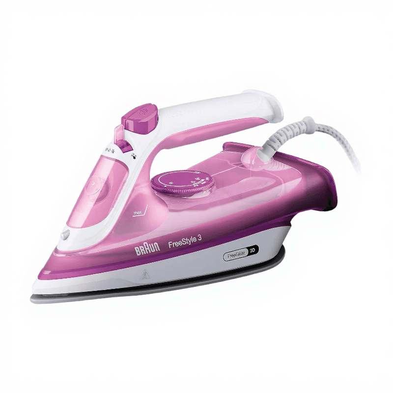 Braun TexStyle 3 Dampfbügeleisen SI 3030 PU mit 2.300 Watt, 140 g/min Dampfstoß, 270 ml Wassertank, SuperCeramic Bügelsohlen-Beschichtung,