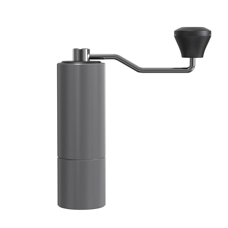 Cuisync Handkaffeemühle Aluminiumlegierung + ABS, Kapazität 20–30g, mit CNC-Edelstahl-Kegelmahlwerk – Innen einstellbare Stufen,