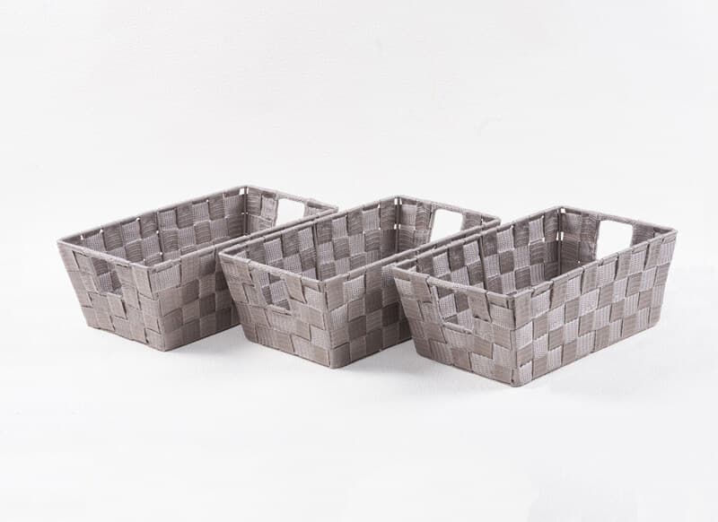 kapanou 3er-Set kleiner Ablage mit PP-Webband, Totemink, 12 x 6,5 x 4,5 Zoll, Neujahr-Angebot, Top-Geschenkideen