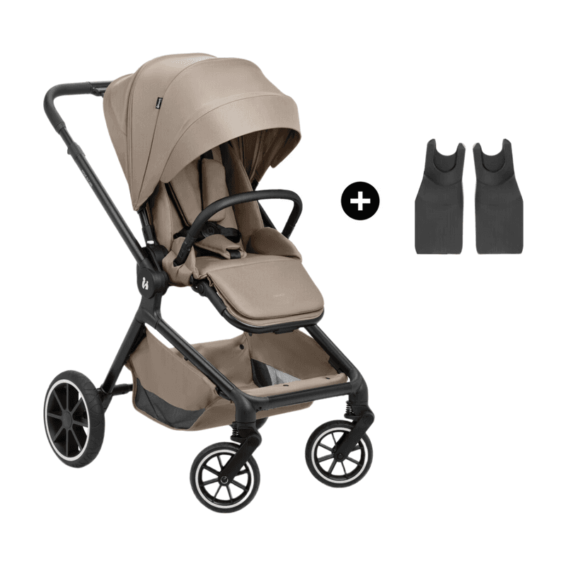 Hauck Buggy & Sportwagen Move N Care inkl. Adapter für Babyschale - Mocha