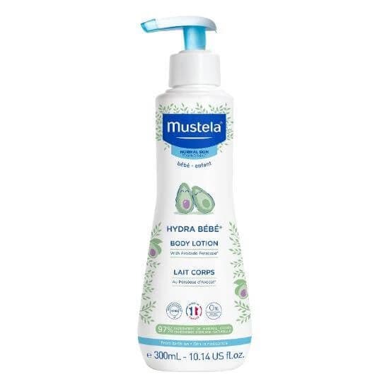 MUSTELA Bebe Hydra-Bebe Lait Corps Feuchtigkeitsspendende Körpermilch, 300ml