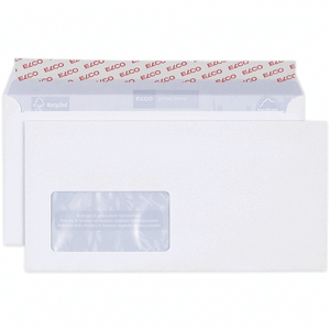 Briefumschläge Proclima Box C5 6 weiß Haftklebung Innendruck Fenster links 100 g qm VE=500 Stück