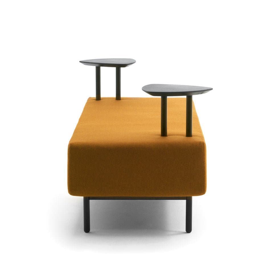 Lounge Sofa 2-Sitzer mit Ablagen - Calesita DIALOG - hochwertiger Wollbezug Fenice - Made in Germany - Auf Rechnung kaufen ????????