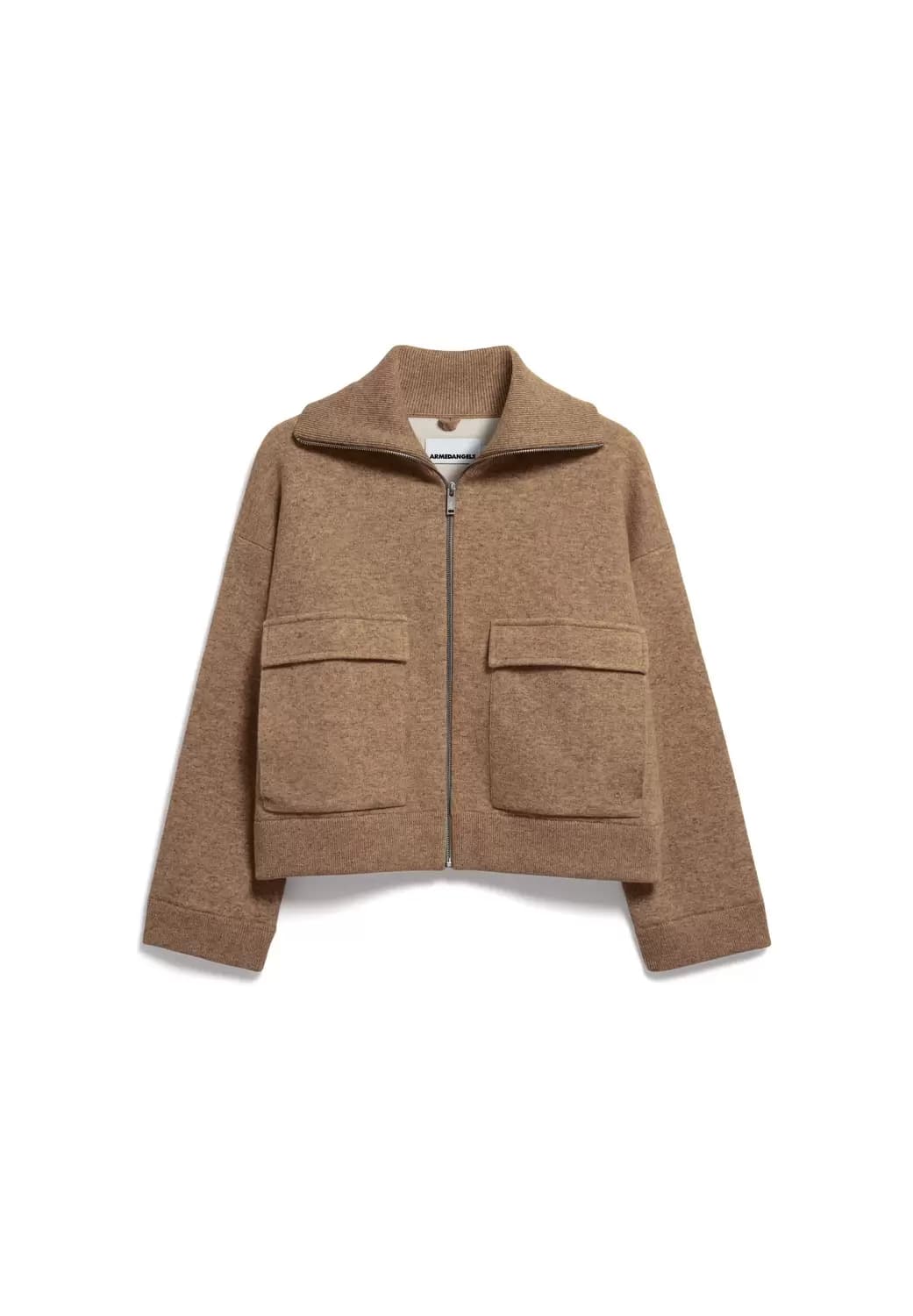 COTTON-WOOL KNIT JACKET