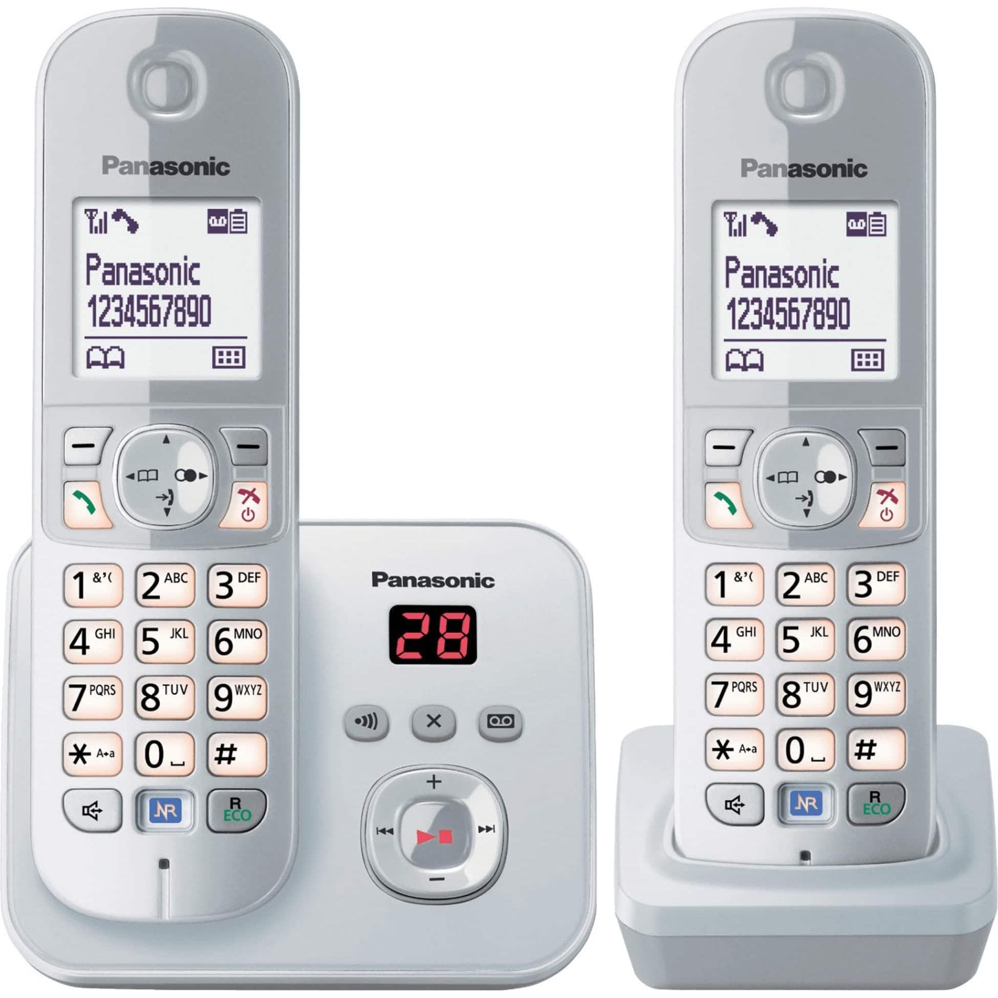 Panasonic KX-TG6822GS, Telefon, Silber