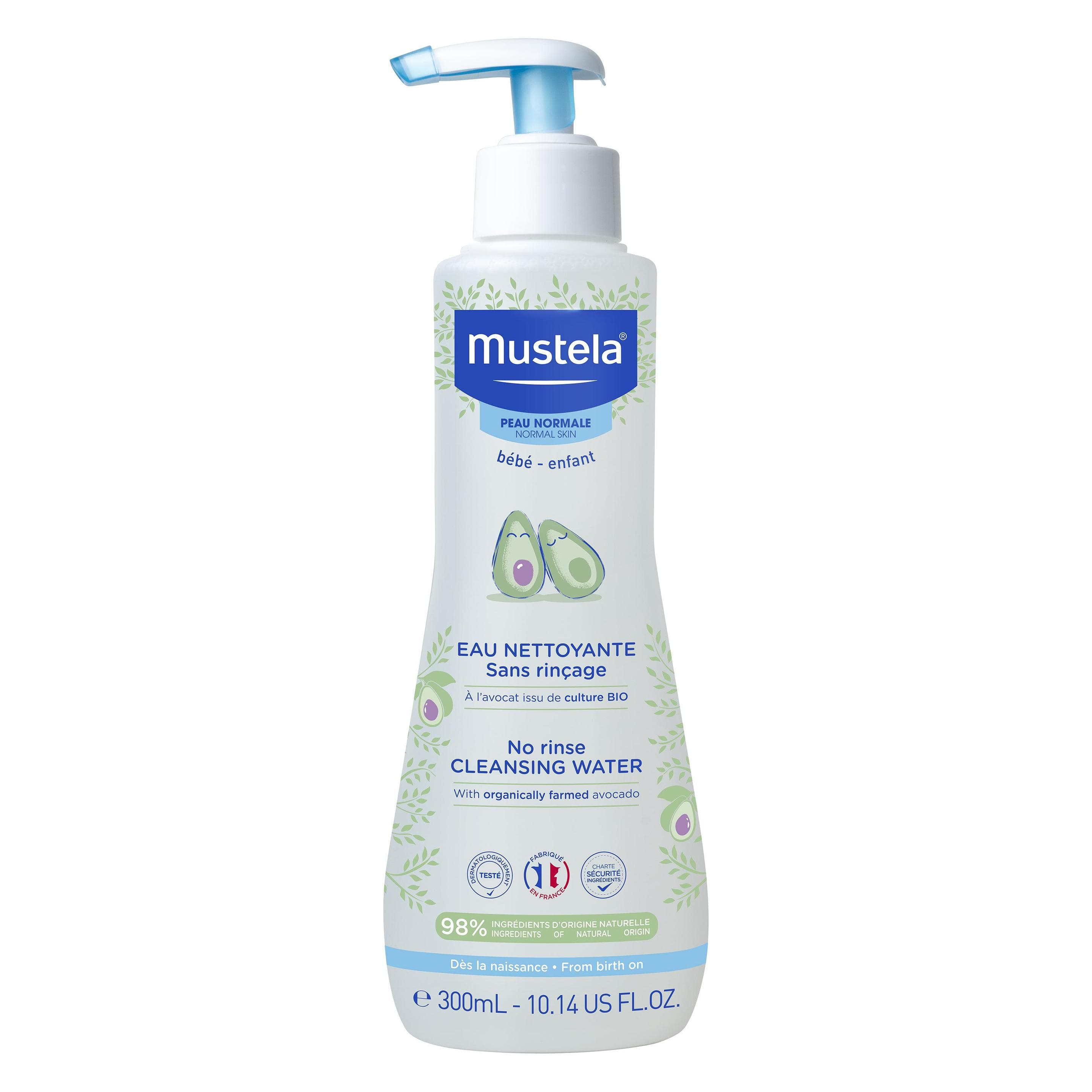 Mustela, Babykörperpflege, Reinigungsfluid ohne Abspülen