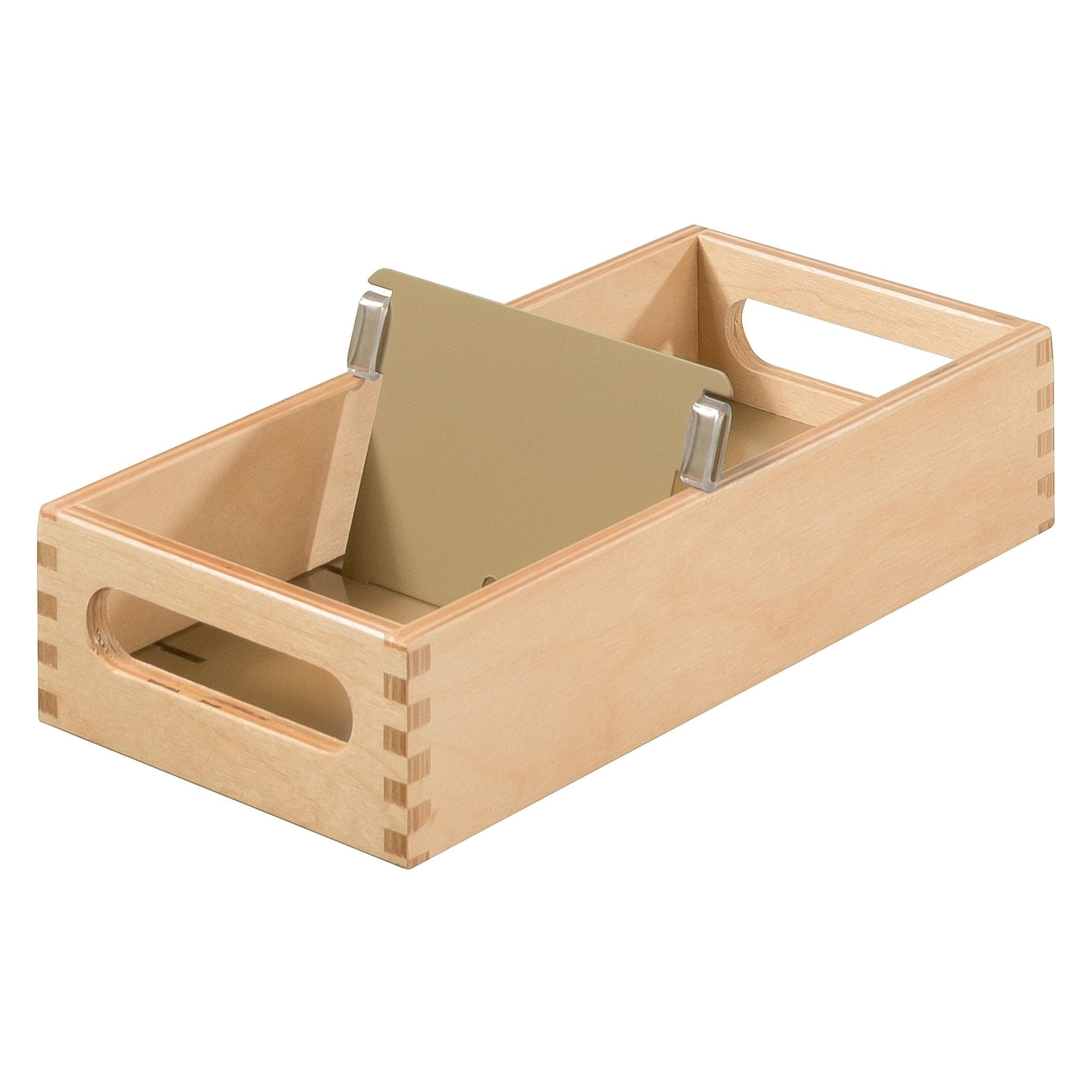Han, Kartenaufbewahrung, Holz-Karteitrog (A7, Quer)