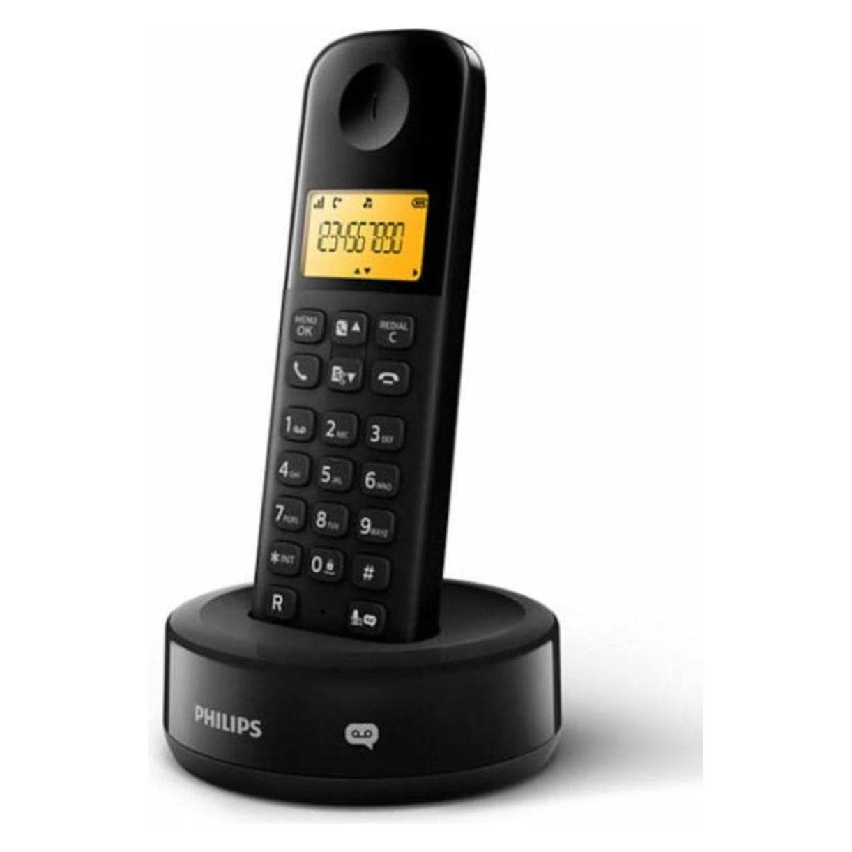 Philips D2601B/01 Schnurloses Telefon, Telefon, Schwarz