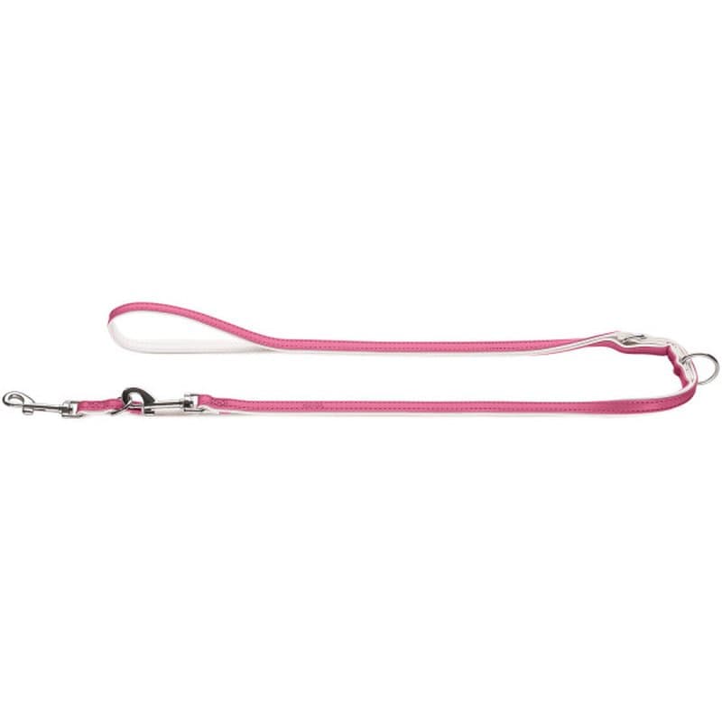 Hunter verstellbare Hundeleine Modern Art 11/200, pink/wei?