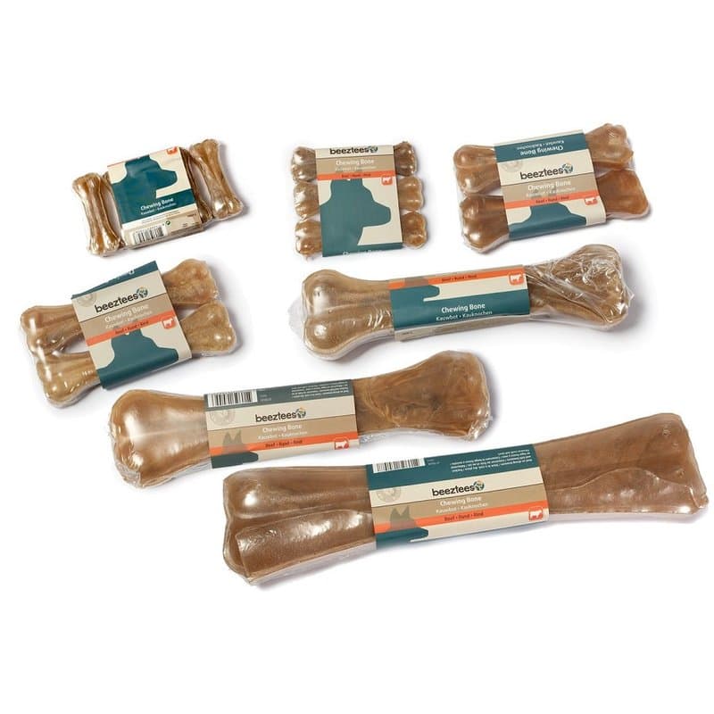 beeztees Rinderhaut Knochen - 5 St?ck a 20-25 g (7,5 cm)