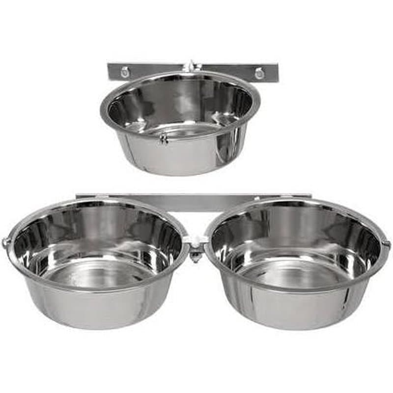 Napf-Wand- und Zwingerhalter - L29,5 x B24 cm ? 24 cm f?r 1 x 2800 ml