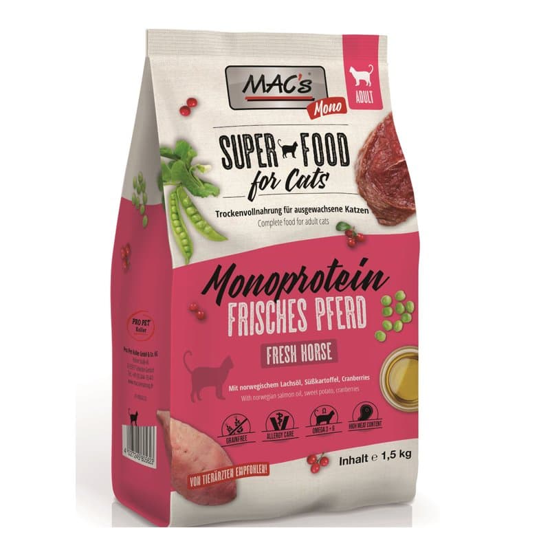 MAC s Cat Adult Monoprotein Pferd - Sparpaket 2 x 7 kg