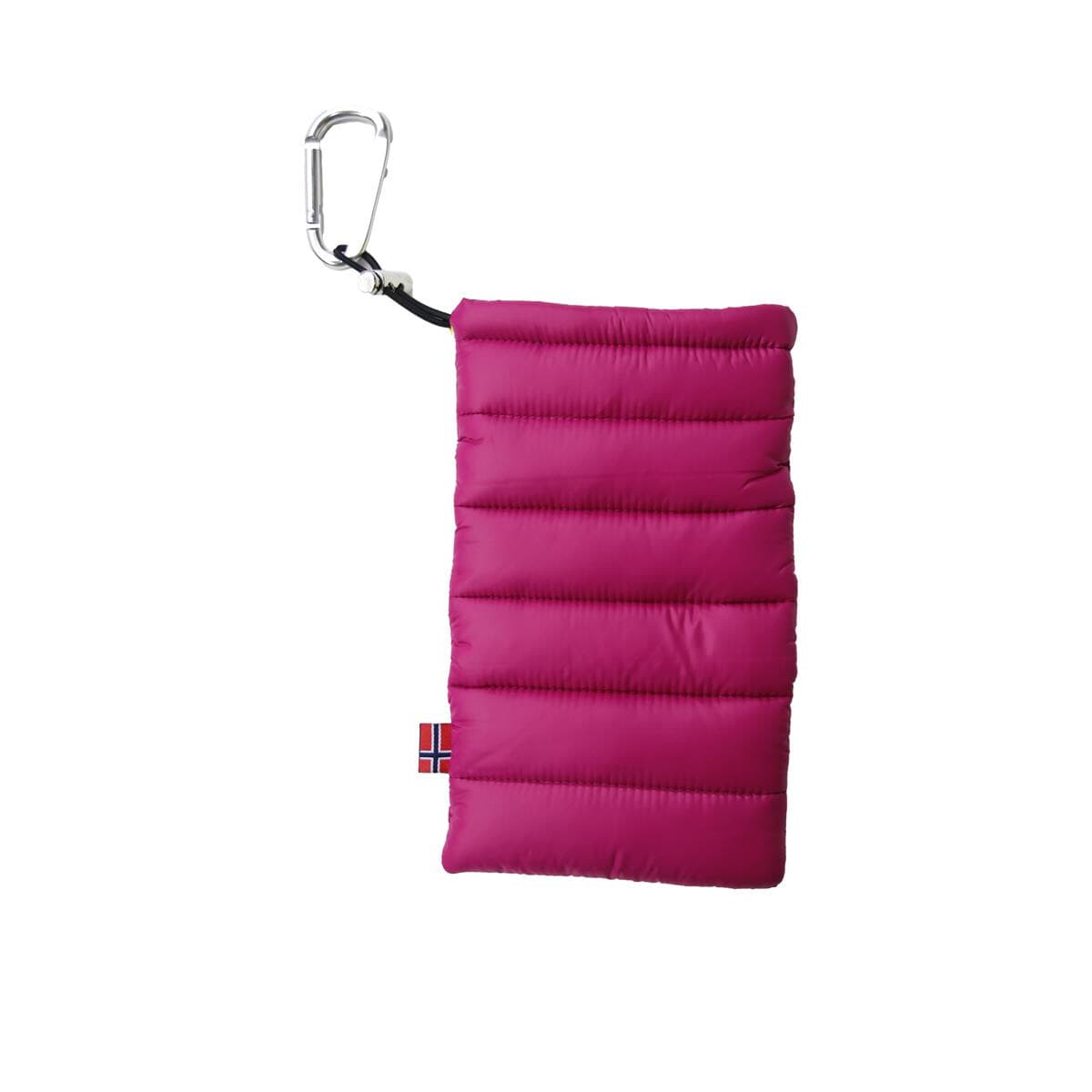 THOQ Smartphone-Tasche, daunengefüttert, granatapfel