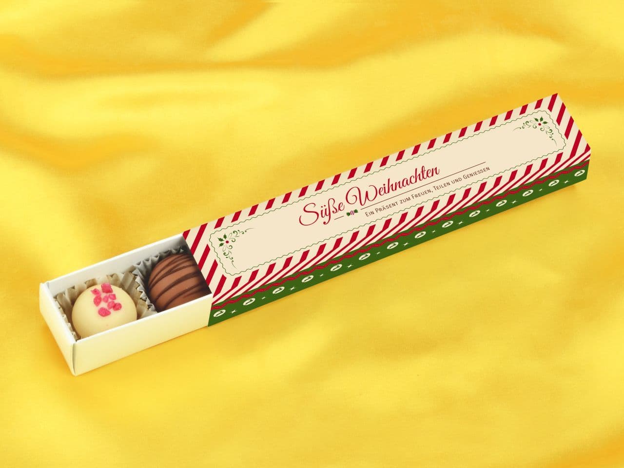 Trüffelstange für 6 Trüffel, individuell, Weihnachten 1