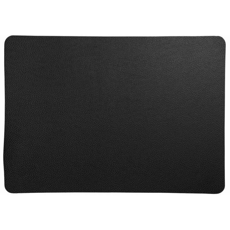 ASA - Tischset - Lederoptik Schwarz - Leather Optic Rough